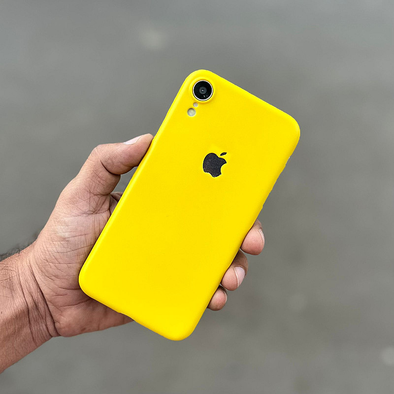 True Yellow iPhone Ultra Thin Case For iPhone XR By CaseKiDukaan